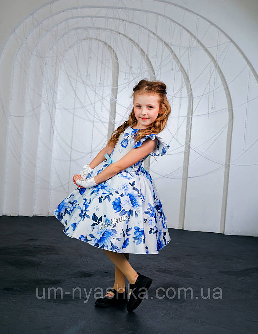 Пышное нарядное платье с цветочным принтом Кривой Рог - изображение 6