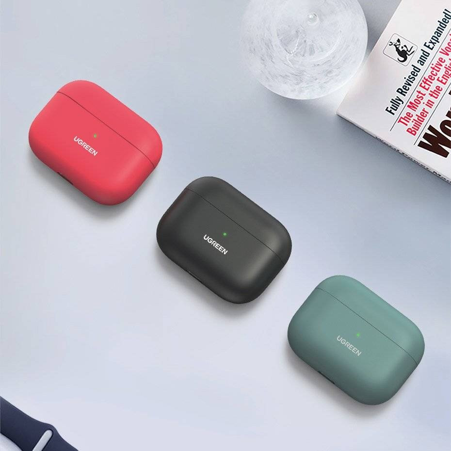 Чехол для навушників Ugreen Silica Gel Case Protector for Apple Airpods Pro 80513 (Чорний) Николаев - изображение 5