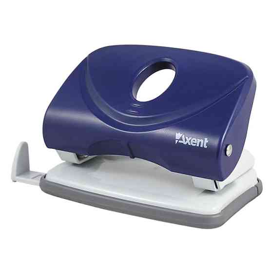 Діркопробивач Axent Welle-2 plastic, 20sheets, blue (3820-02-А) Вінниця