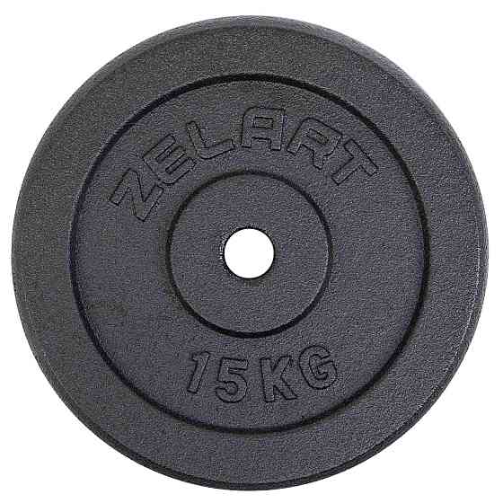 Диск сталевий 15 кг 30 мм Zelart-7785-15 Київ