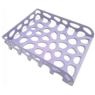 Лоток для паперів Optima горизонтальний пластик, бузковий (O36343) Вінниця