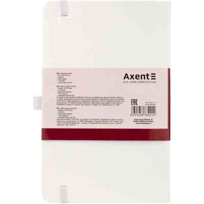 Блокнот Axent Partner, А5, 125х195 мм, 96арк, кліт,білий (8201-21-A) Вінниця