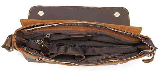 Сумка мужская crazy horse Vintage 14780 Коричневая Киев