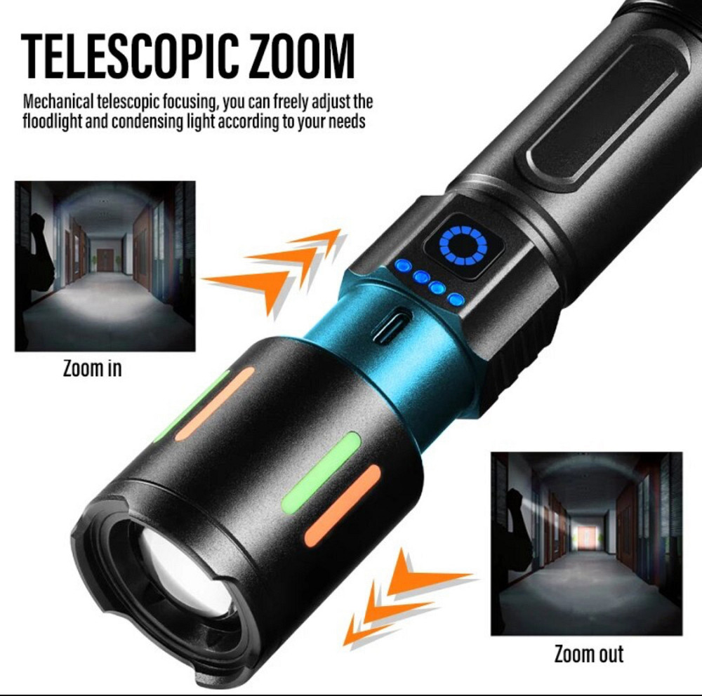 Ліхтарик ручний BL 611-TG акб 26650 Одеса - фото 4