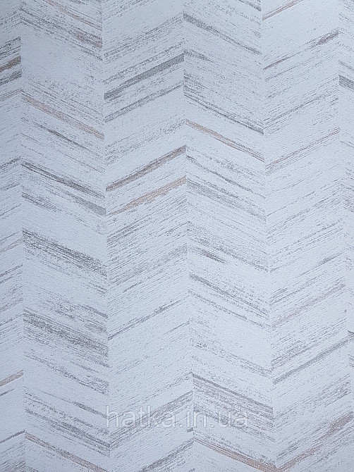Обои  виниловые на флизелине AS creation Geo Effect 0.53х10 геометрия елочка белый серый коричневый 38309-6 Киев - изображение 4