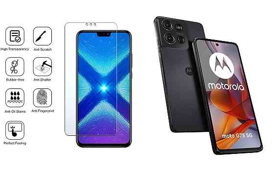 Защитное стекло NeoGlass для Motorola Moto G75 – ультрапрозрачное и устойчивое Киев