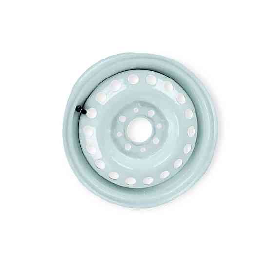 Диск 2103 (d=5) ДК белый кругл.отв. колесный Мукачево