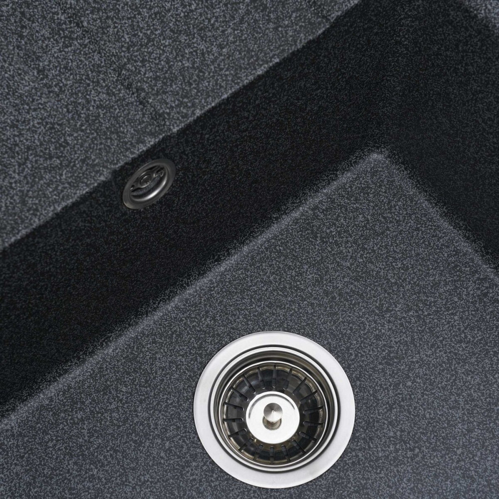 VALESO Гранітна мийка для кухні VALESO ARIA 5851 матова Графіт Коломыя - изображение 3