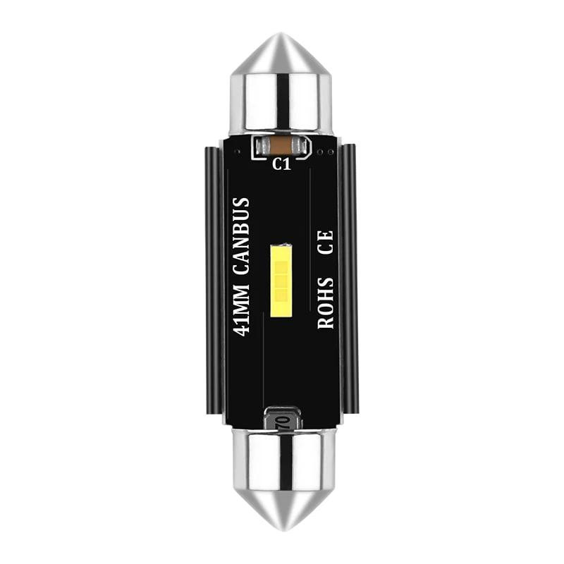 Світлодіодна лампа StarLight T11 1 SMD 1860 Canbus Festoon SV8.5 (C5W/C10W) WHITE 41mm 12/24V Харків - фото 1