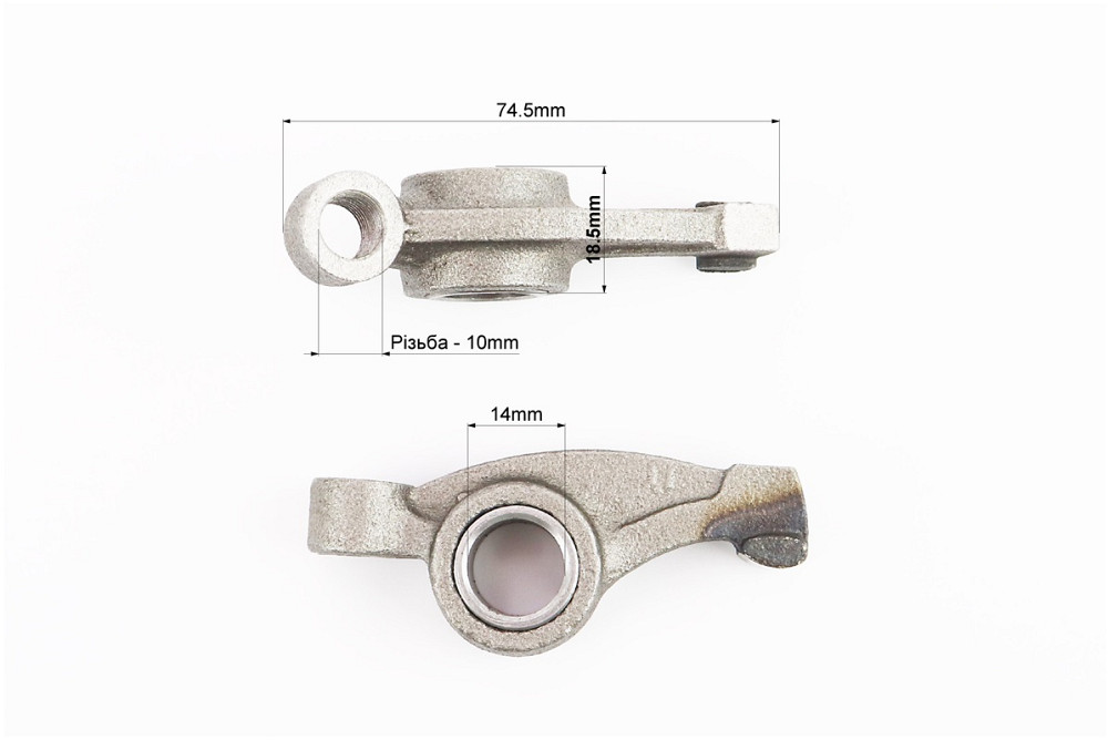 Коромисло клапана к-кт 2шт R190N/R195NM (можливий незначний наліт) Київ - фото 2