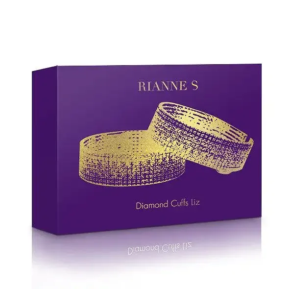 Лакшері наручники-браслети з кристалами Rianne S: Diamond Cuffs, подарункове паковання Львів - фото 7