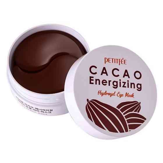 Гідрогелеві патчі для очей Какао Cacao Energizing Hydrogel Eye Mask Petitfee 60 шт Вінниця