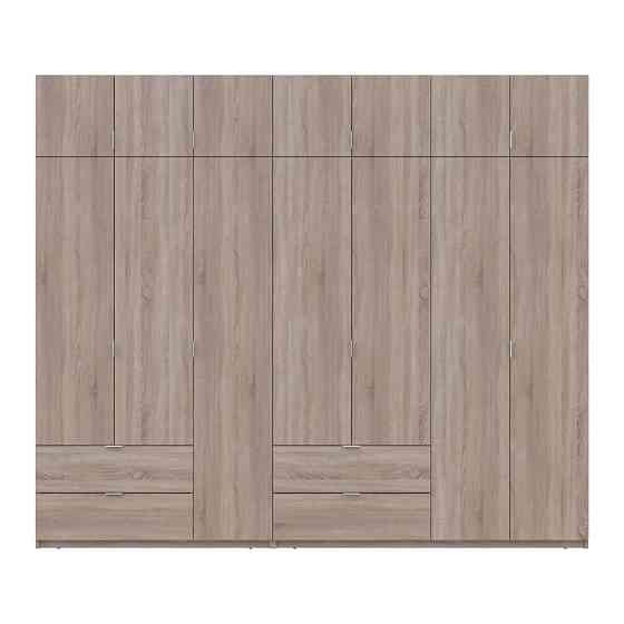 Шкаф для одежды Doros Лукас Дуб сонома 3+4 ДСП 280х50х240 DRS-011706 (42005119) Днепр
