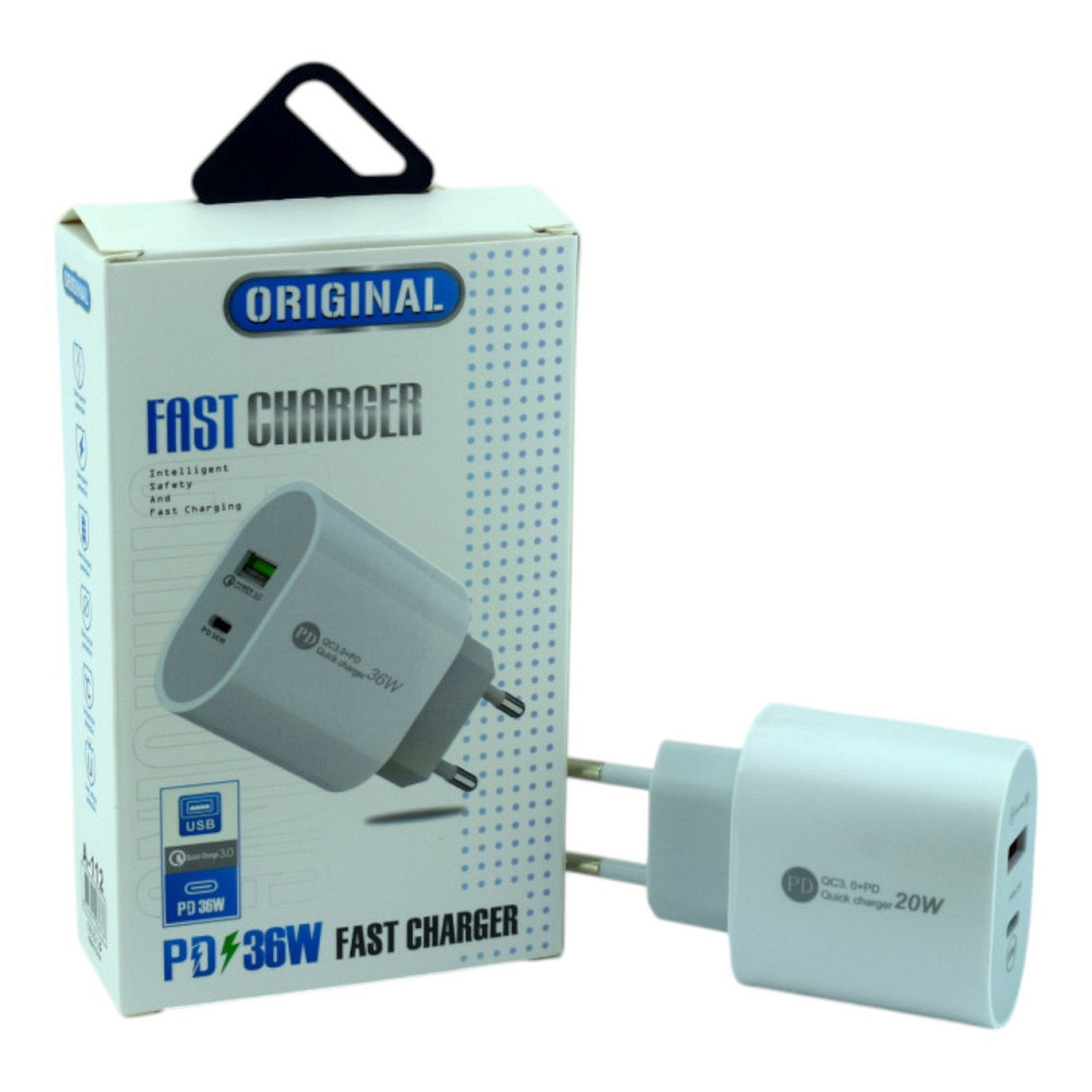 СЗУ Сетевое зарядное устройство PD A-112, 20W Днепр - изображение 2