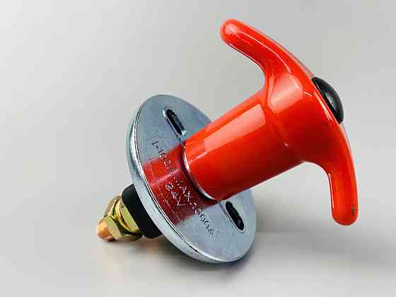 Вимикач маси універсальний, механічний 12/24В (червона мідь) 100A Мукачево