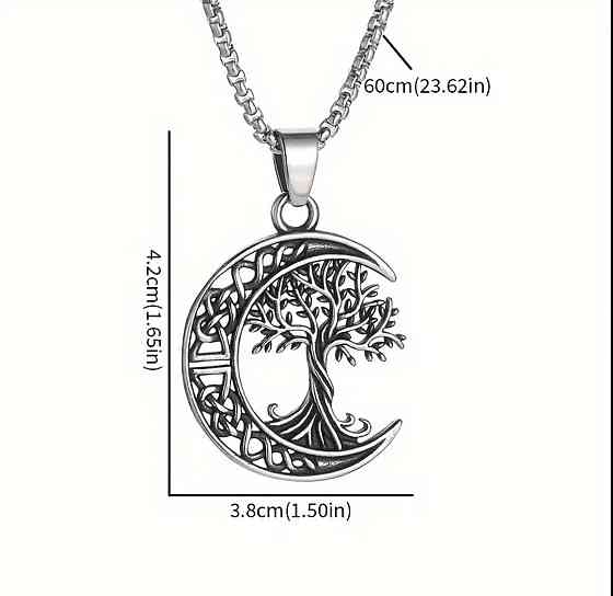 Кулон Дерево життя в місяці – символ сили, захисту та балансу Київ
