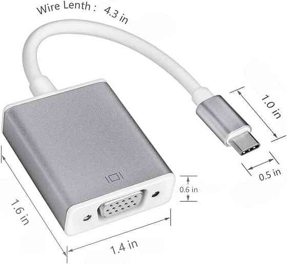 Перехідник Type-C - VGA Луцк