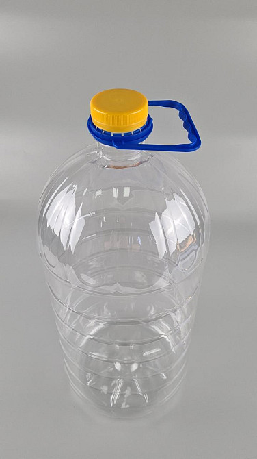 Пластикова пляшка ПЕТ 10 літра Ø 48 прозора з кришкою з ручкою (20 шт.) Харків - фото 2