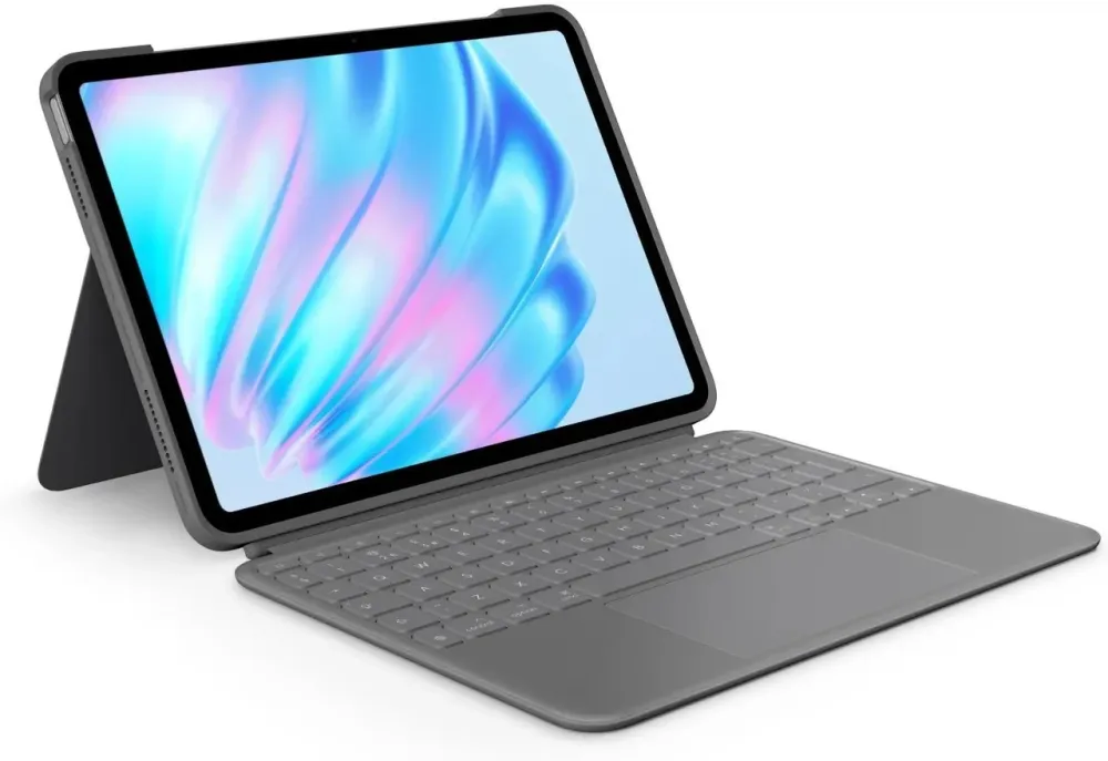 Графический планшет Logitech Combo Touch Szary Uk Клавіатура Ipad Air 11 (2024) (920012635) Киев - изображение 1
