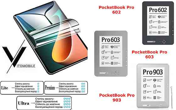 Поліуретанова плівка HyperClear Guard для PocketBook Pro 602, 603, 903 Київ