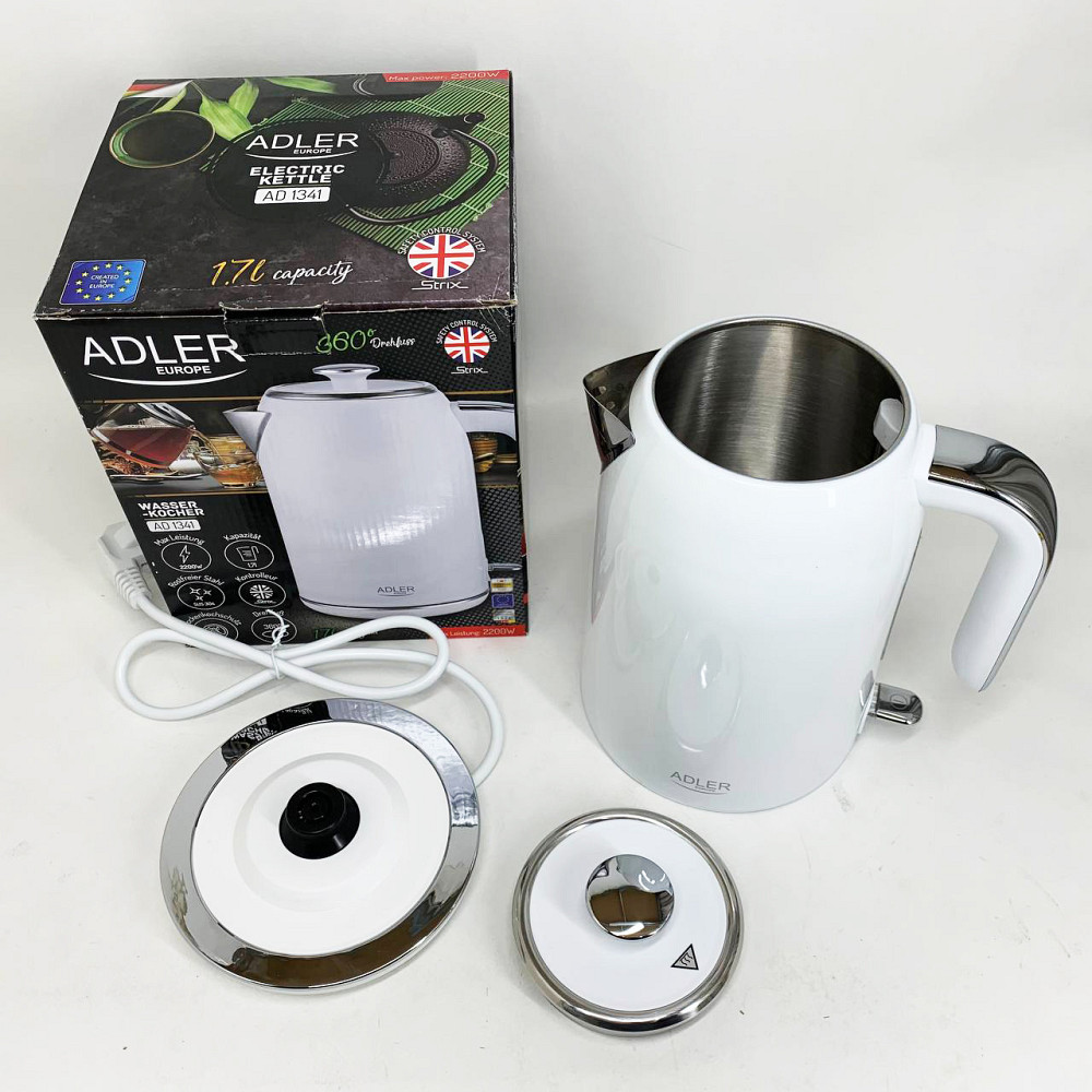 Электрический чайник для дома на кухню Adler AD 1341 0.8л 1850Вт, Надежный электрический чайник HR-83 Львов - изображение 13