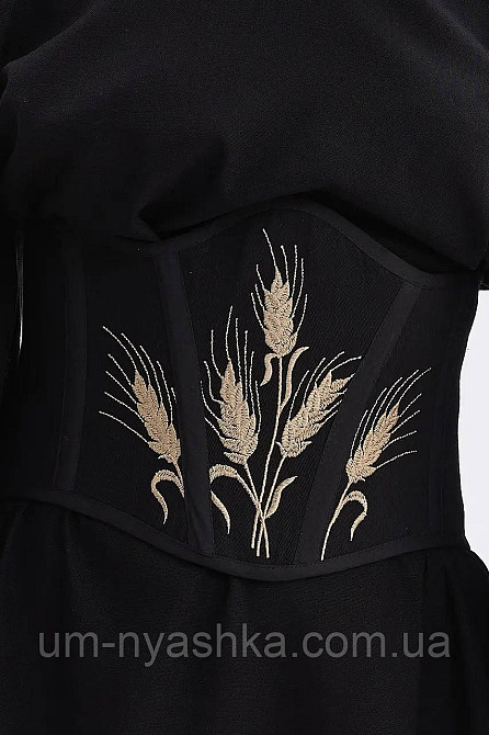 Корсет жіночий та підлітковий корсетний пояс з вишивкою Колоски Кривий Ріг - фото 2