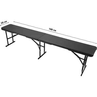 Стілець складаний Time Eco ТЕ-1846 1,8м графіт (4820211101602) Вінниця