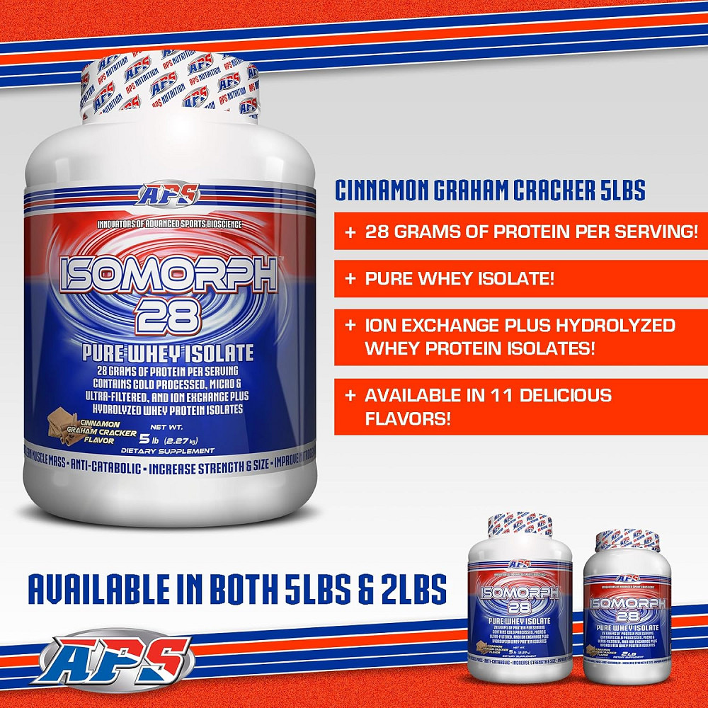 Isomorph 28 Pure Whey Isolate 907 g (Cinnamon Graham Cracker) Луцьк - фото 3