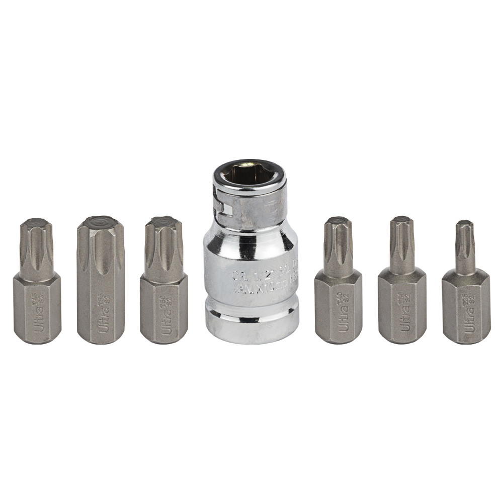 Ultra Набор бит TORX 10мм 7шт S2 (пласт кейс) ULTRA (4016902) Київ - фото 2