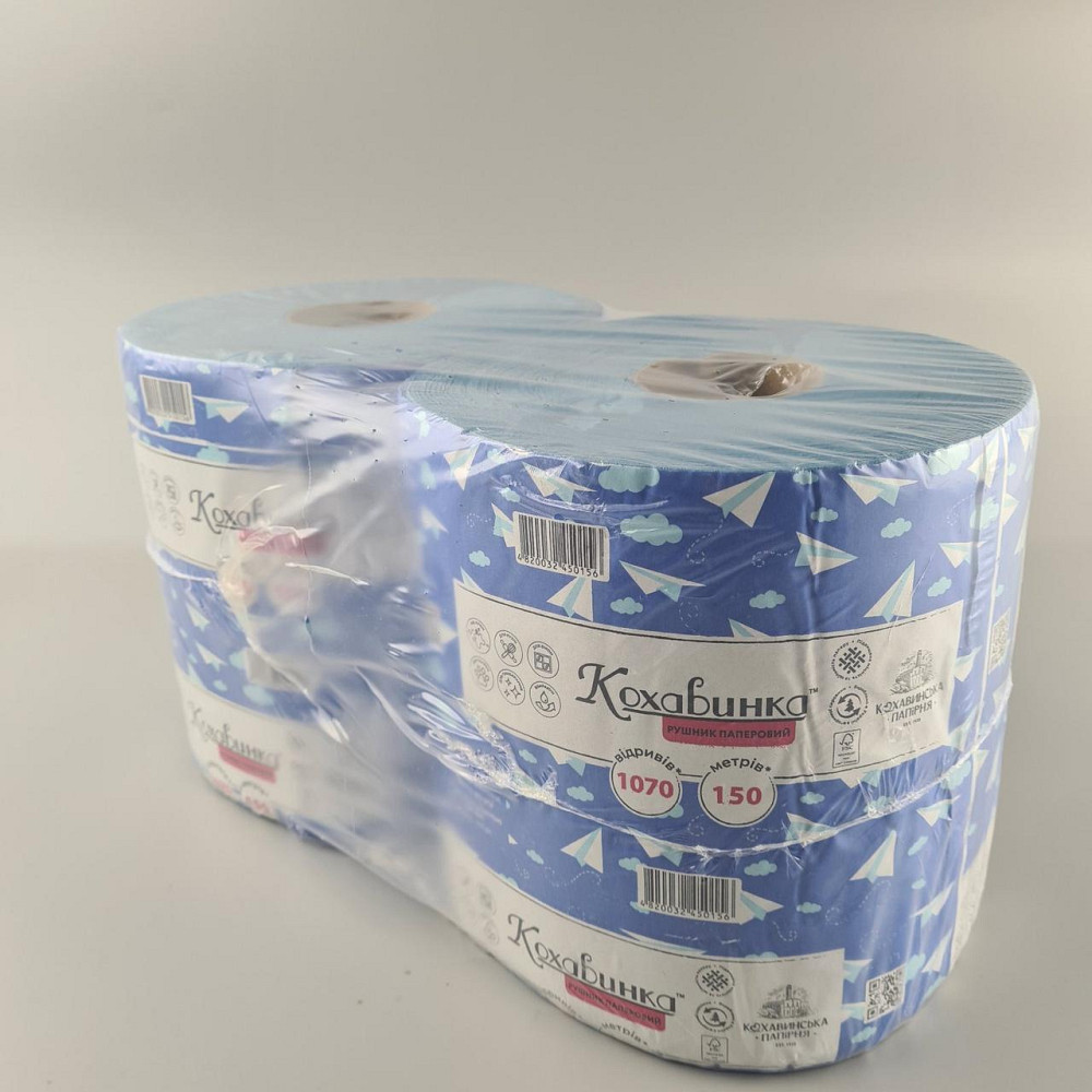Паперовий рушник Каховинка 200*200мм 150 метрів Харків - фото 3
