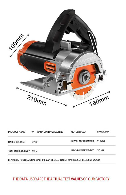 Ручной плиткорез, плиткорез ручной электрический для плитки, ручной плиткорез для гранита, електроплиткоріз для плитки, Киев - изображение 4