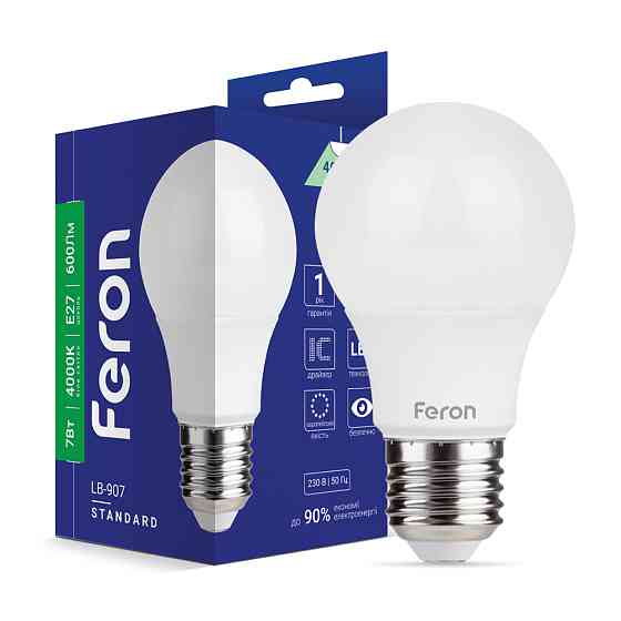 Світлодіодна лампа Feron LB-907 7Вт E27 4000K Харків