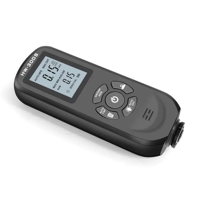 Толщиномер автомобильной краски и покрытий HW-300S автокалибровка с подсветкой Винница - изображение 2