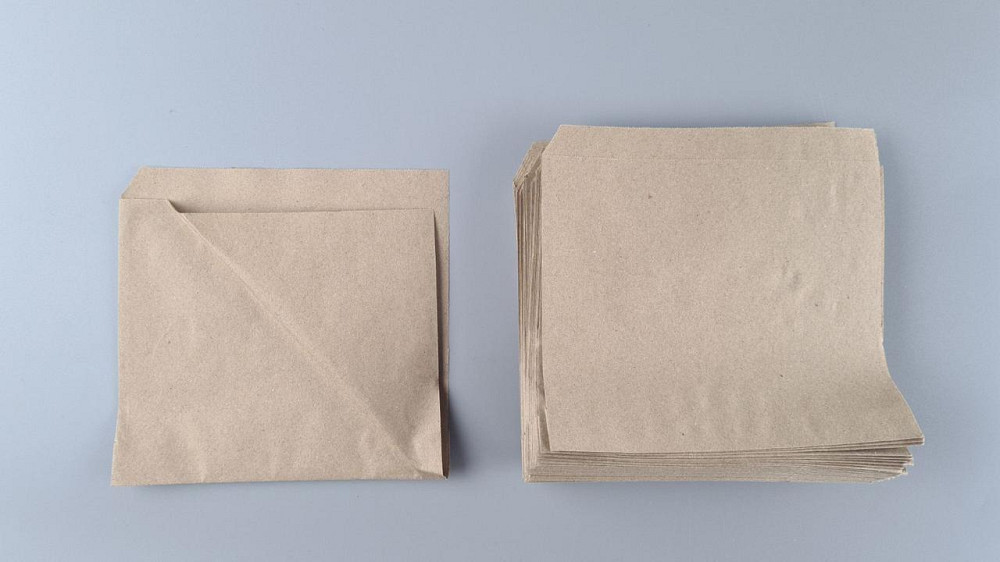 Пакет бумажный крафт бурий Уголок 170х0х170, 40г/м2 (100 шт) Харьков - изображение 2