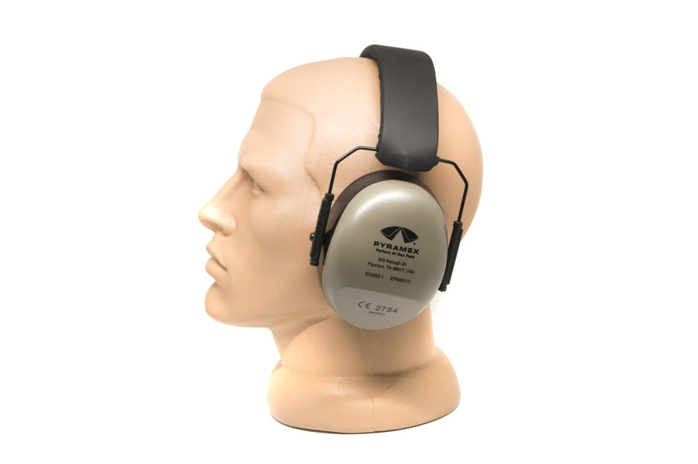 Навушники захисні Pyramex PM8010 (захист SNR 30 dB, NRR 26 dB), бежево-сірі Запоріжжя - фото 8