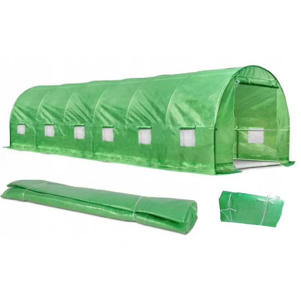 Плівка для теплиці 18 м² (6х3х2м) 140 г/м2, UV, вітростійка, морозостійка, Зелена Київ - фото 1