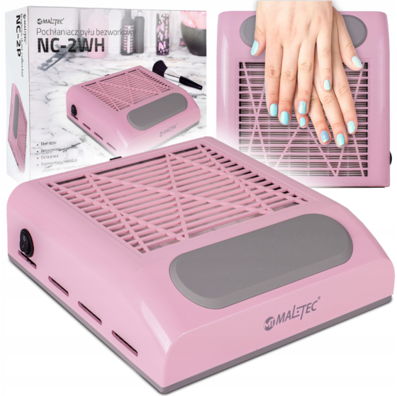 Витяжка для манікюру MalTec 80Вт рожево-пурпурний (Польща) Київ