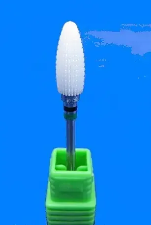 Насадка-фреза керамическая конус , зеленая средняя зернистость Киев - изображение 4