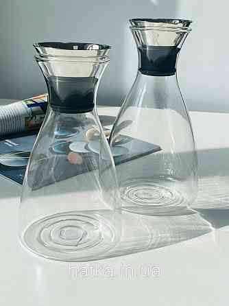 Декантер графин скляний "GUESS" 1000 мл для напоїв прозорий для дому та ресторану Київ