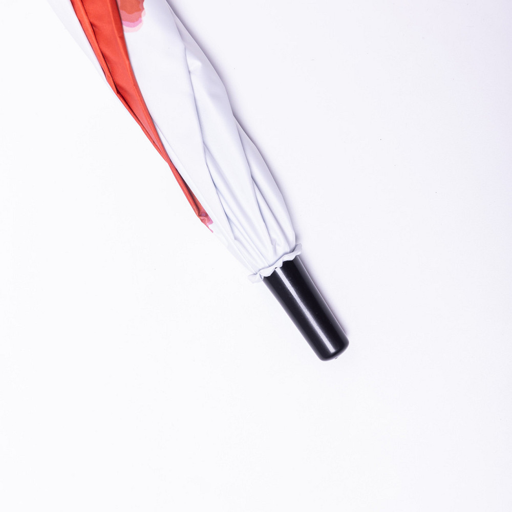 Дитячий механічний зонт з принтом, білий, 90 см Київ - фото 4