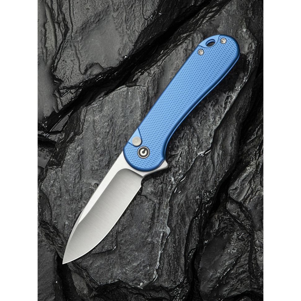 Ніж складаний кишеньковий Civivi Elementum II, (7.5 см) Nitro-V / Aluminum синій Київ - фото 10