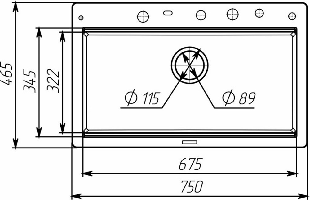 7546 EVANORA матова Мийка гранітна VALESO (сафарі) Коломыя - изображение 2