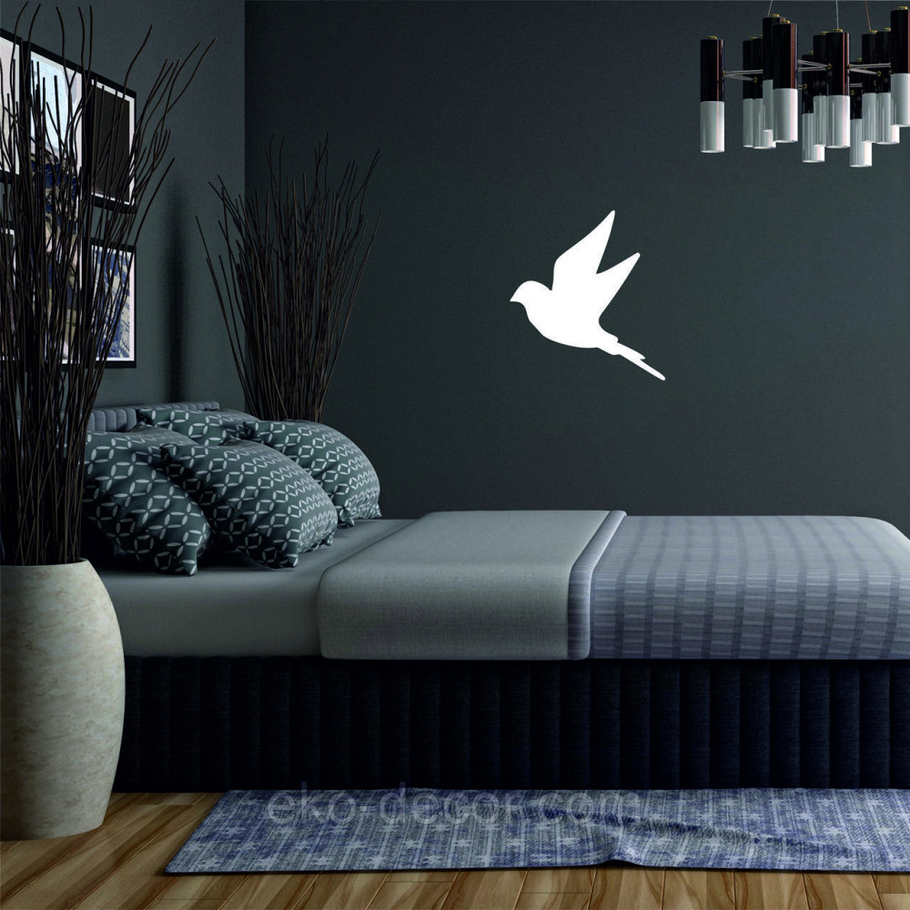 Декоративное настенное Панно «Птичка» Декор на стену(цена за 1шт) 20*18 см, Белый Киев - изображение 9