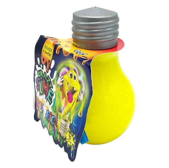 В'язка маса лампочка Fluoric "Crazy Slime" SLM-07-01U світиться в темряві Жовтий Вінниця