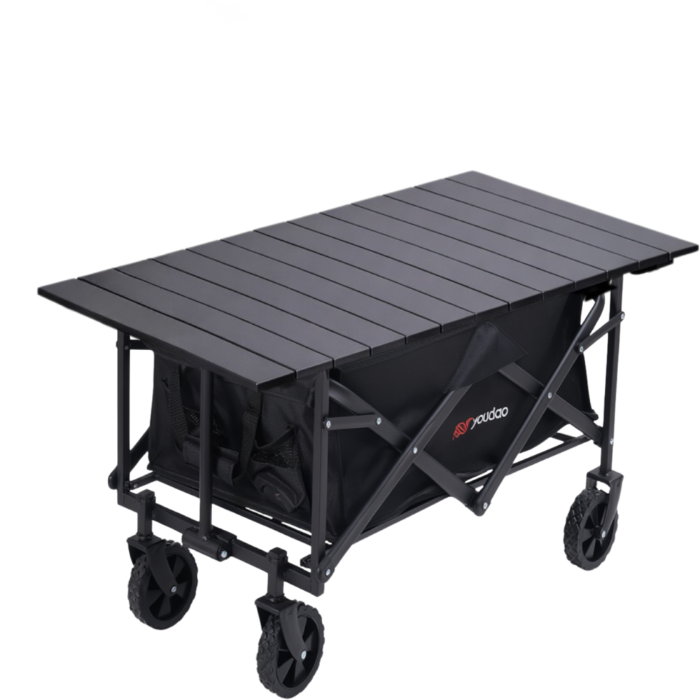 Набір візок з стільницею 78х45см складні для кемпінгу перевезення речей, багатоцільовий об'єм 68,5 л для походів на природу Кам'янець-Подільський - фото 2