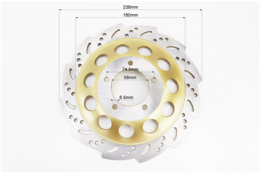 V200N YX-150-10 Диск гальмівний (передній) Київ - фото 2