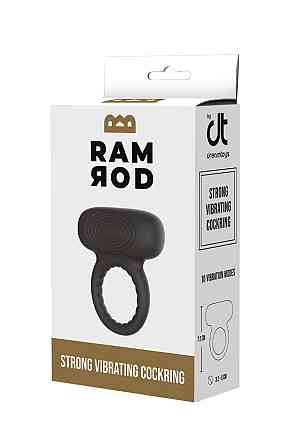 Ерекційне кільце для пеніса з вібрацією Dream Toys RAMROD чорне Sex Aura Київ