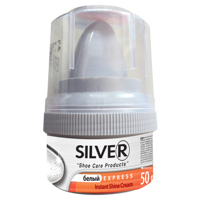 Крем для взуття Silver Express Білий 50 мл (8690757000051) Вінниця - фото 1