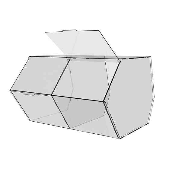 Диспенсер EKOSTAR для мармеладів, снеків, горіхів 2 комірки Київ