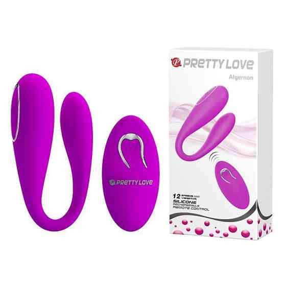 Вибратор для двоих PRETTY LOVE ALGERNON BI-014582W Sex Aura Киев